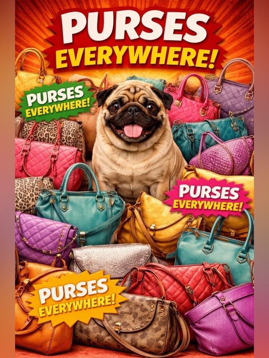 Handbags - Purse show flyer